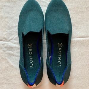 Rothy’s loafer 11.5 Teal color